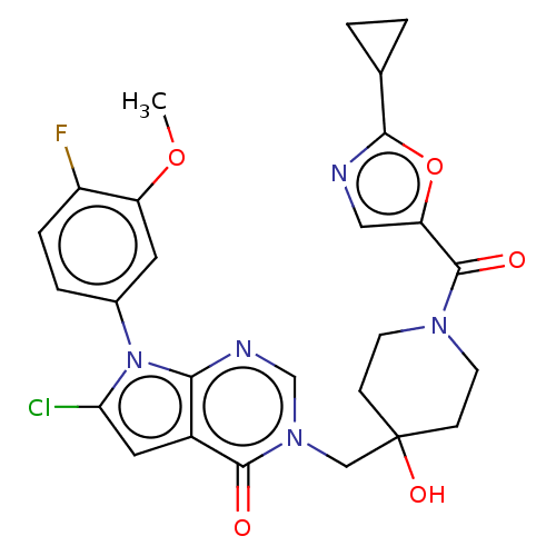 Chemical structure of BindingDB Monomer ID 462594