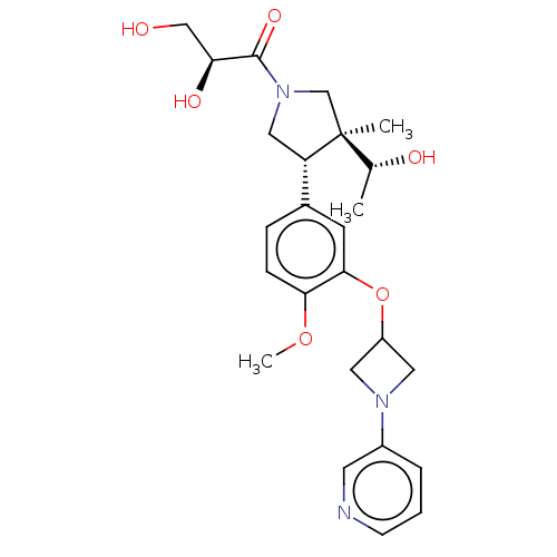 Chemical structure of BindingDB Monomer ID 463557