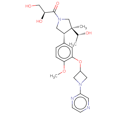 Chemical structure of BindingDB Monomer ID 463559