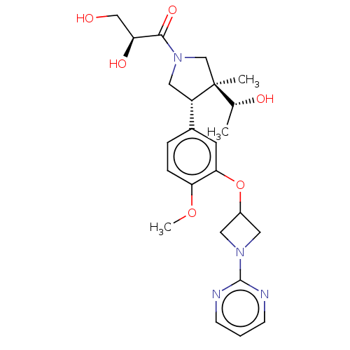 Chemical structure of BindingDB Monomer ID 463560