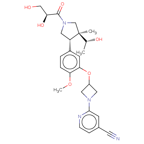 Chemical structure of BindingDB Monomer ID 463562
