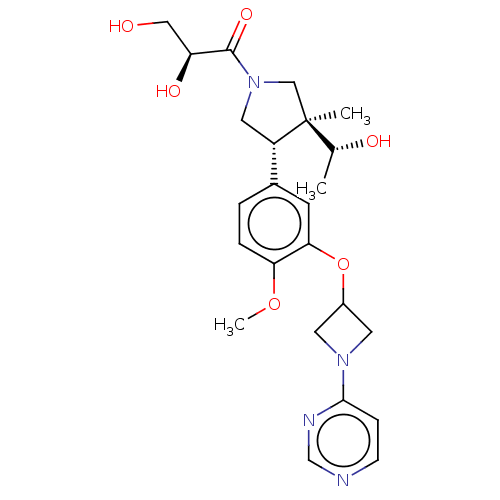 Chemical structure of BindingDB Monomer ID 463565