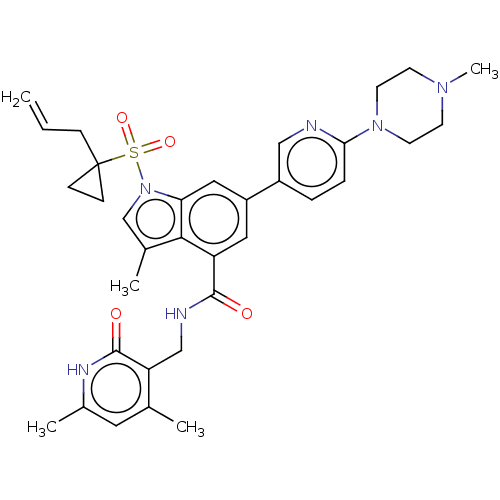 Chemical structure of BindingDB Monomer ID 464515
