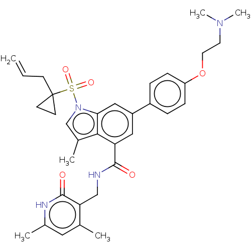 Chemical structure of BindingDB Monomer ID 464519