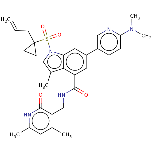Chemical structure of BindingDB Monomer ID 464522