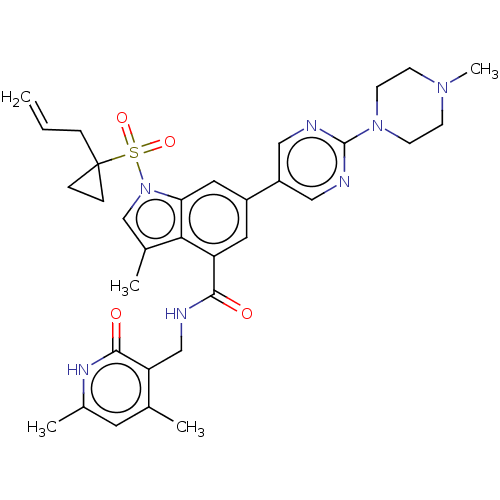 Chemical structure of BindingDB Monomer ID 464527