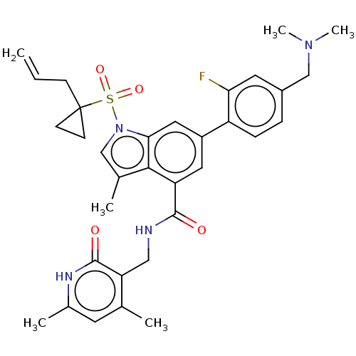 Chemical structure of BindingDB Monomer ID 464529