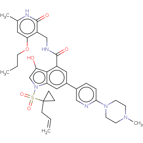 Chemical structure of BindingDB Monomer ID 464533
