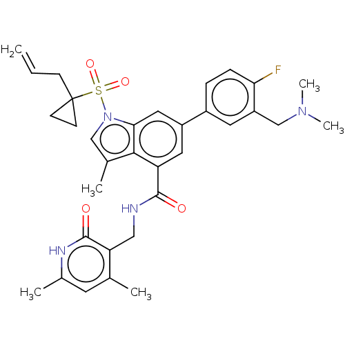 Chemical structure of BindingDB Monomer ID 464535