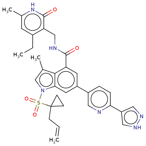 Chemical structure of BindingDB Monomer ID 464539