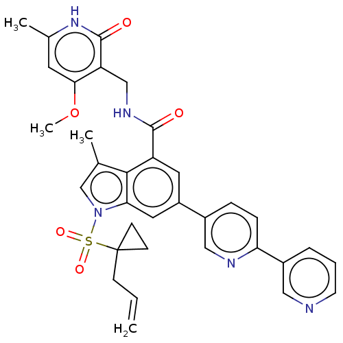 Chemical structure of BindingDB Monomer ID 464541
