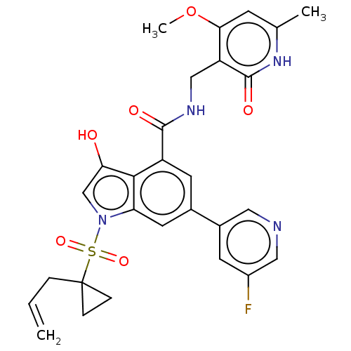 Chemical structure of BindingDB Monomer ID 464545