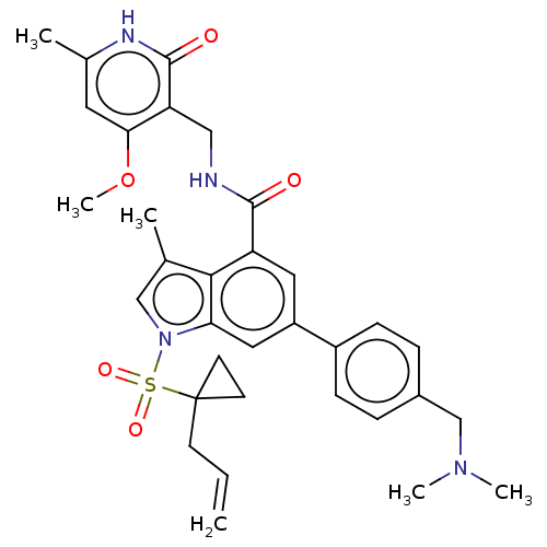 Chemical structure of BindingDB Monomer ID 464546