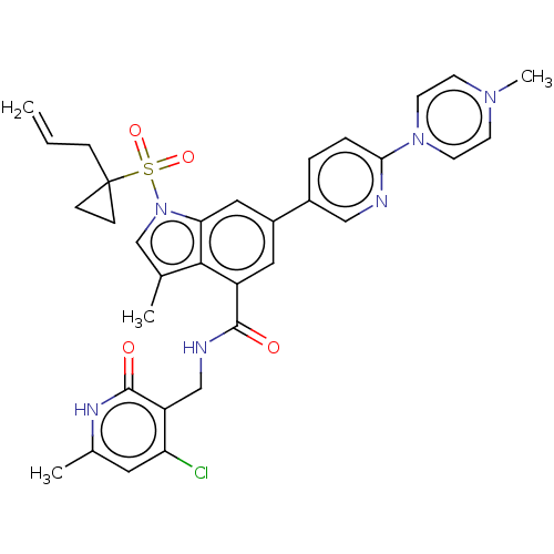 Chemical structure of BindingDB Monomer ID 464549