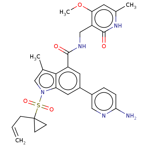 Chemical structure of BindingDB Monomer ID 464551