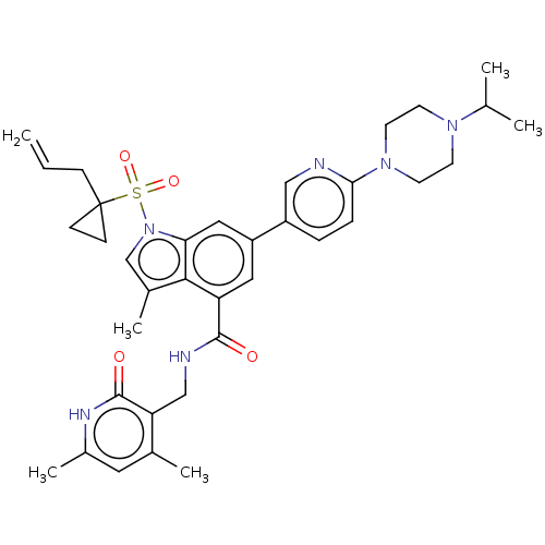 Chemical structure of BindingDB Monomer ID 464561