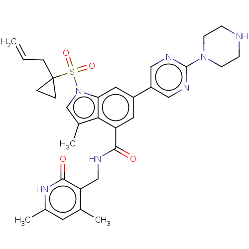 Chemical structure of BindingDB Monomer ID 464563