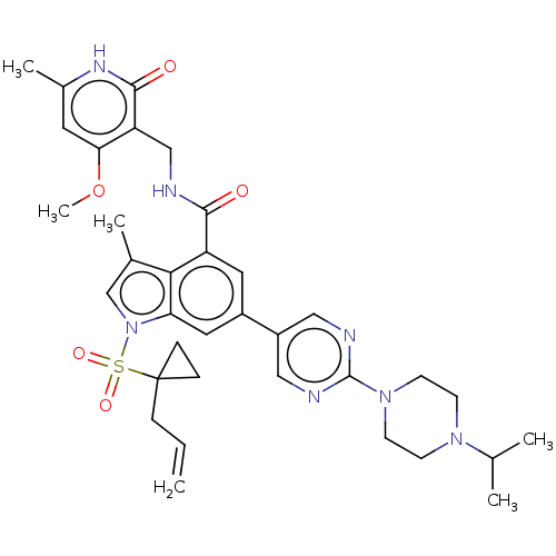 Chemical structure of BindingDB Monomer ID 464564