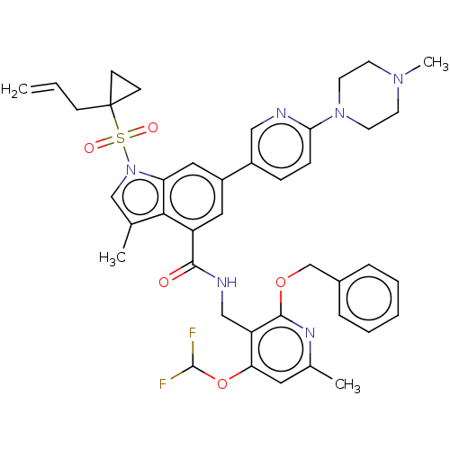Chemical structure of BindingDB Monomer ID 464565