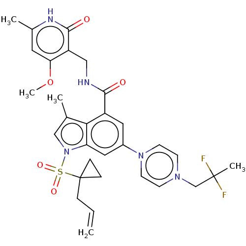 Chemical structure of BindingDB Monomer ID 464567