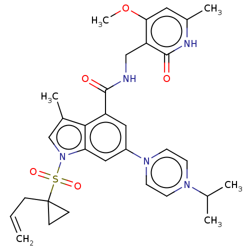 Chemical structure of BindingDB Monomer ID 464568