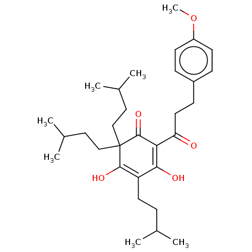 Chemical structure of BindingDB Monomer ID 466518