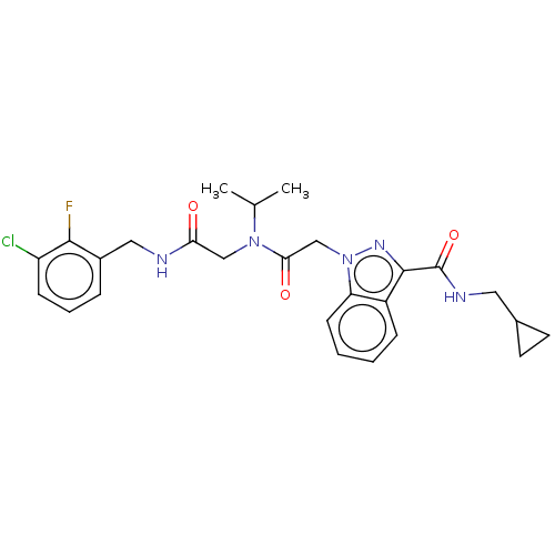 Chemical structure of BindingDB Monomer ID 474749