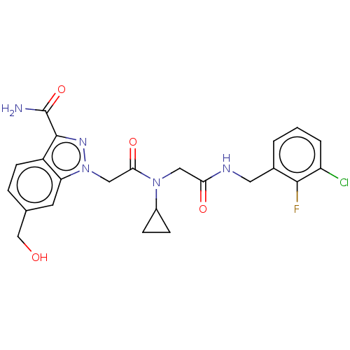 Chemical structure of BindingDB Monomer ID 474933
