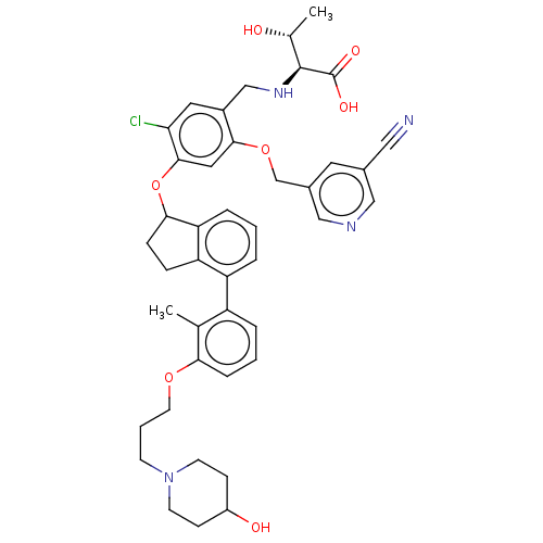 Chemical structure of BindingDB Monomer ID 482302