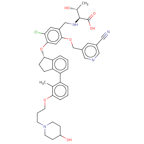 Chemical structure of BindingDB Monomer ID 482305