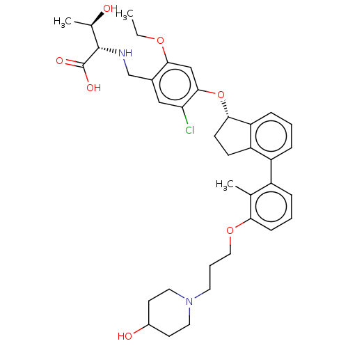 Chemical structure of BindingDB Monomer ID 482309