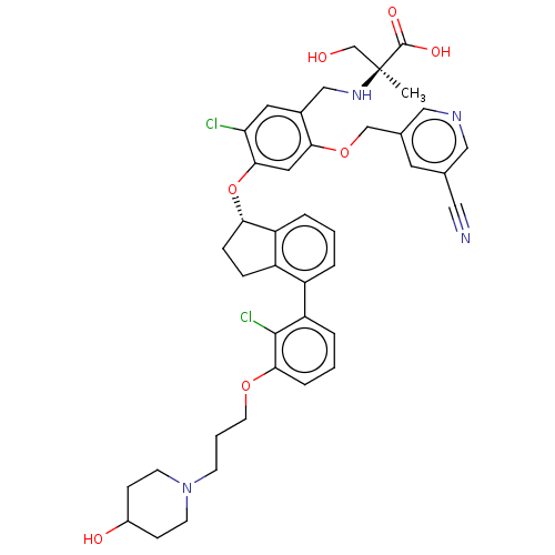 Chemical structure of BindingDB Monomer ID 482322