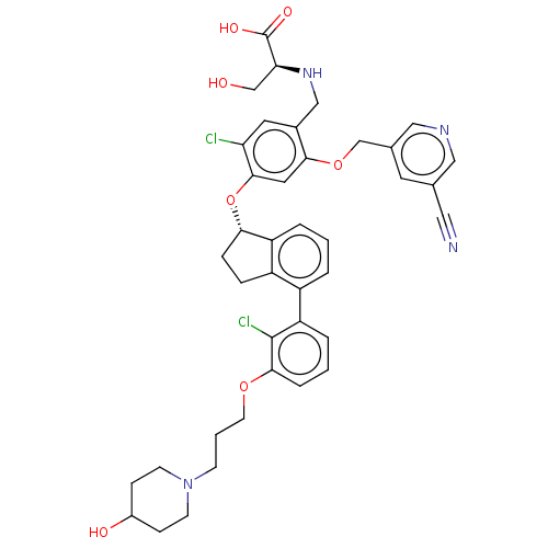 Chemical structure of BindingDB Monomer ID 482323