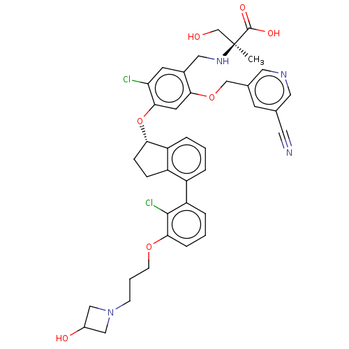Chemical structure of BindingDB Monomer ID 482342