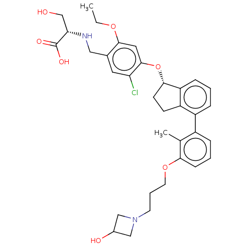 Chemical structure of BindingDB Monomer ID 482345