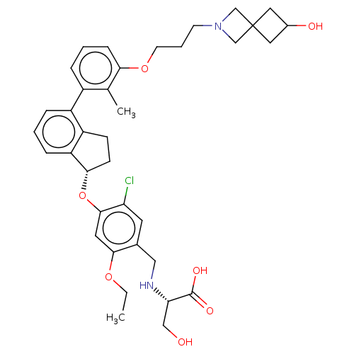 Chemical structure of BindingDB Monomer ID 482347