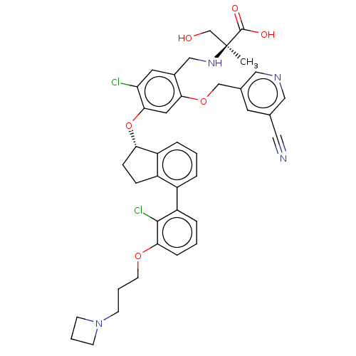 Chemical structure of BindingDB Monomer ID 482489