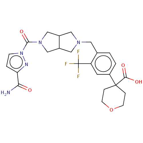 Chemical structure of BindingDB Monomer ID 483654