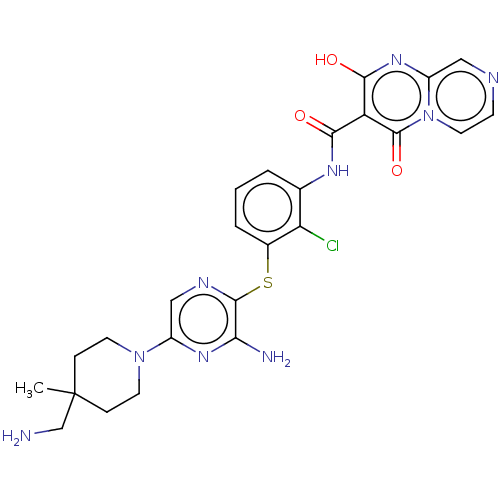 Chemical structure of BindingDB Monomer ID 484421
