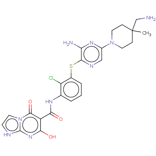 Chemical structure of BindingDB Monomer ID 484422