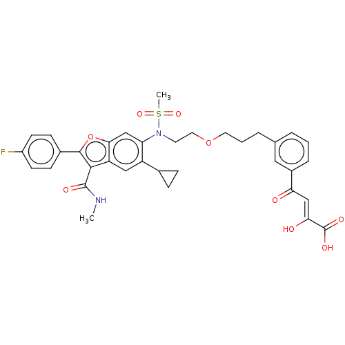 Chemical structure of BindingDB Monomer ID 486309