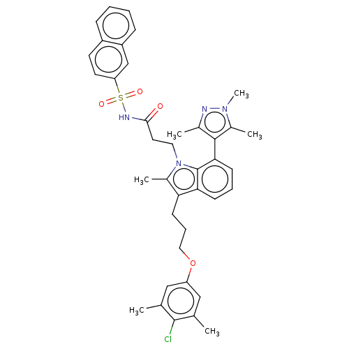 Chemical structure of BindingDB Monomer ID 487545