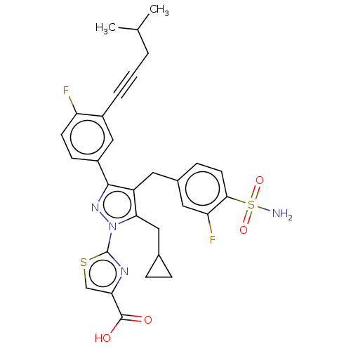 Chemical structure of BindingDB Monomer ID 489156