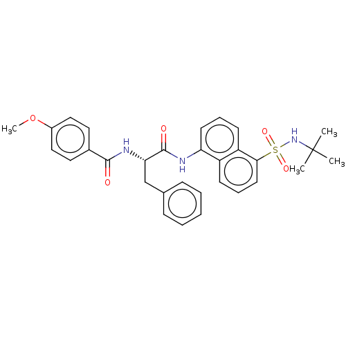 Chemical structure of BindingDB Monomer ID 489743