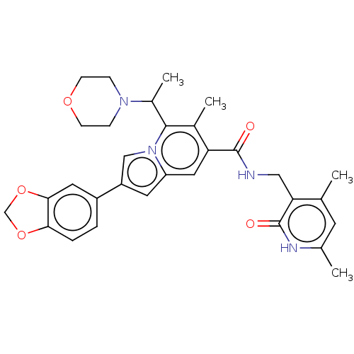 Chemical structure of BindingDB Monomer ID 490154