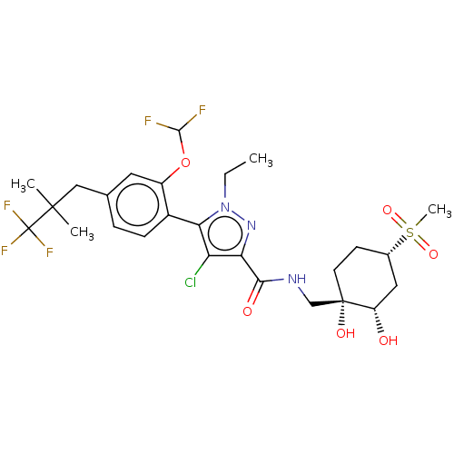 Chemical structure of BindingDB Monomer ID 490850