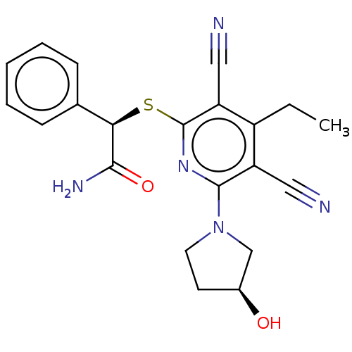 Chemical structure of BindingDB Monomer ID 491224
