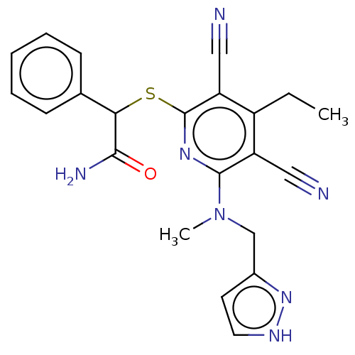 Chemical structure of BindingDB Monomer ID 491385