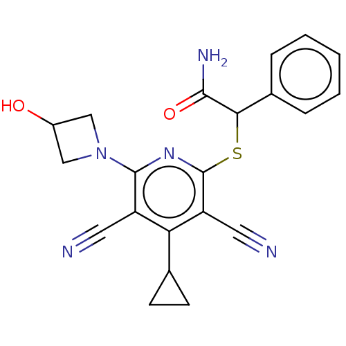 Chemical structure of BindingDB Monomer ID 491416