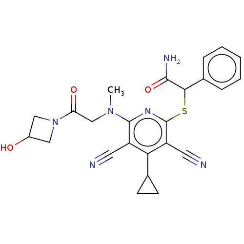 Chemical structure of BindingDB Monomer ID 491420